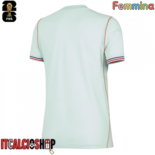 Francia Seconda Maglia Femmina Mondiali 2026 Manica Corta
